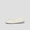 Chaussons ballerines blanc femme