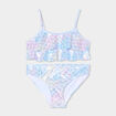 Maillot de bain 2 pièces parme fille