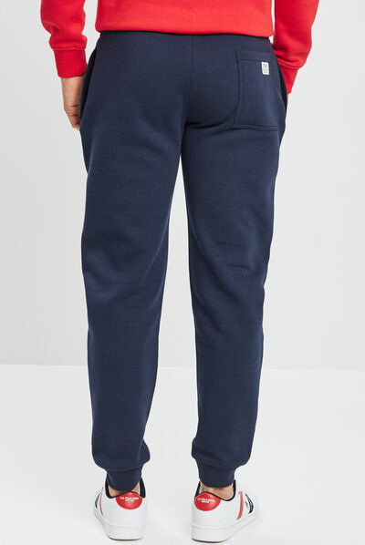 Pantalon jogging ajusté Creeks bleu marine homme