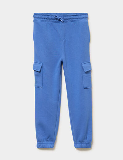 Pantalon de jogging cargo bleu fonc&eacute; gar&ccedil;on