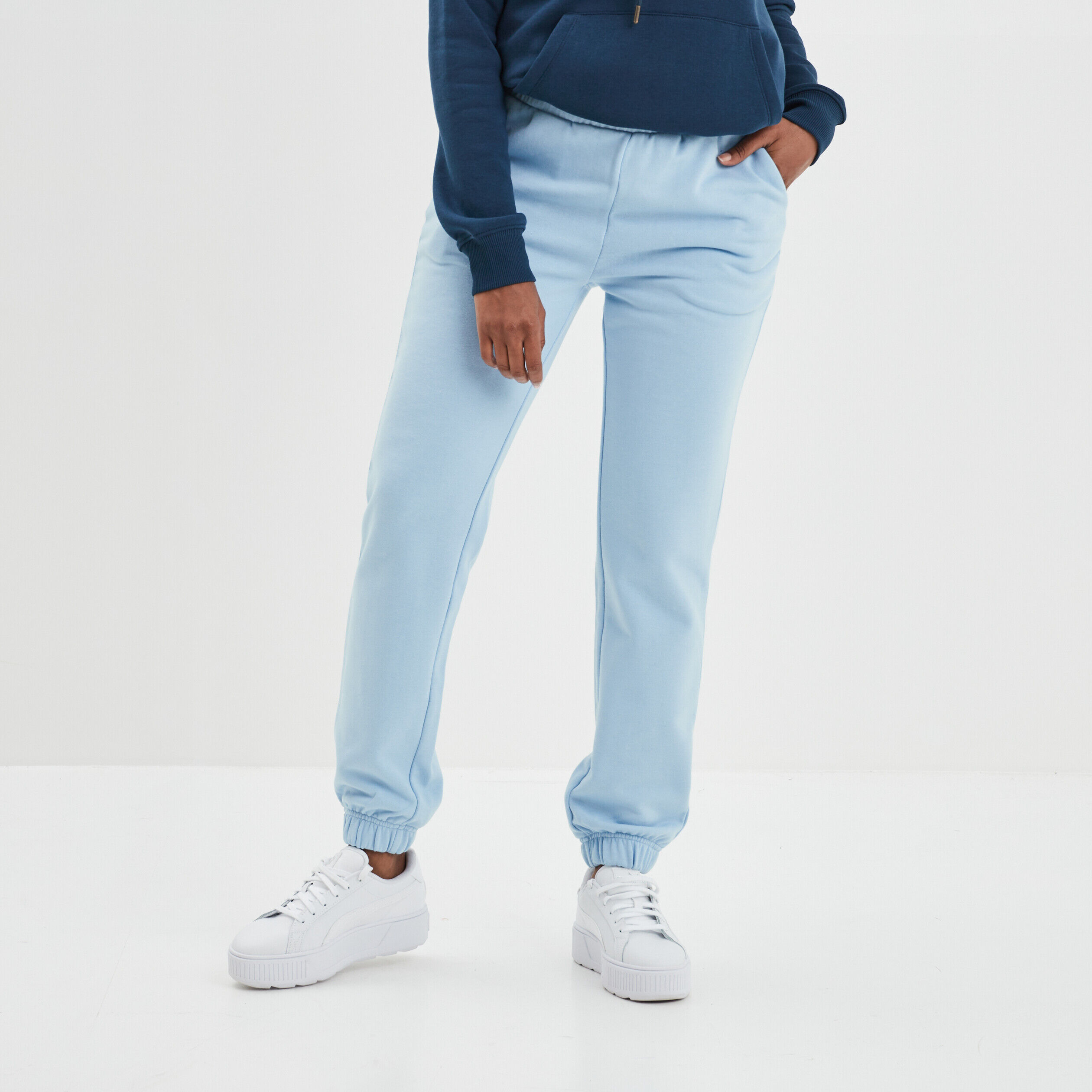 Jogging bleu pastel best sale femme