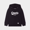 Sweat à capuche hoodie droit Creeks noir garçon