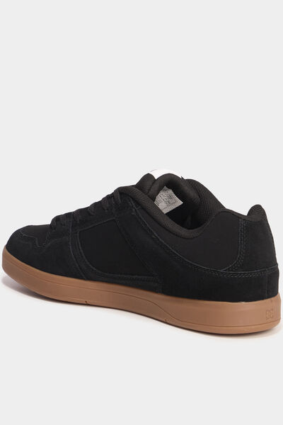 Baskets en cuir su&eacute;dine antid&eacute;rapantes camel homme