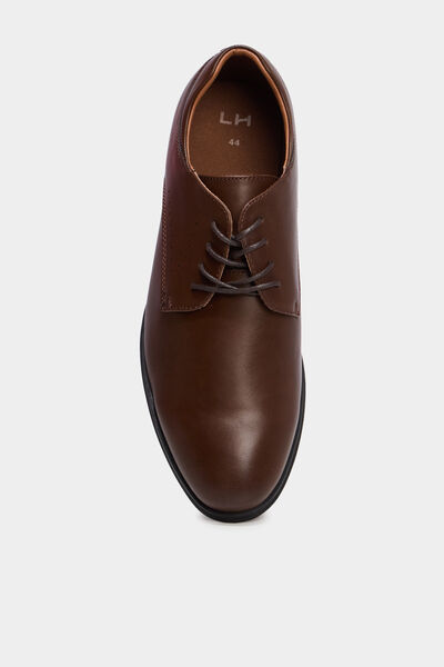 Derbies lac&eacute;es marron homme
