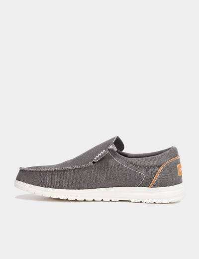 Loafer en toile gris homme