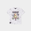 T-shirt manches courtes Minecraft blanc garçon