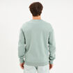 Pull col rond manches longues bleu gris homme