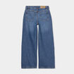Jeans large 5 poches coton Creeks denim stone fille