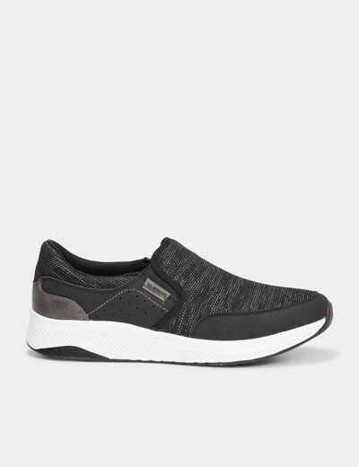 Loafers semelle épaisse noir homme