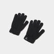 Gants doubl&eacute;s noir mixte