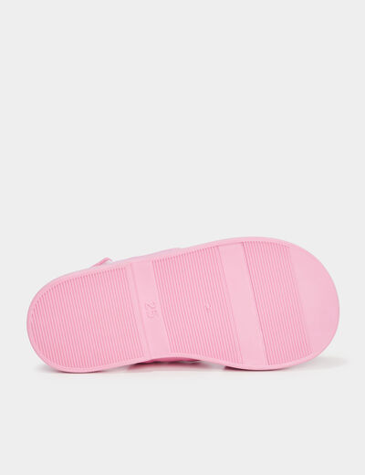 Sandales de plage noeuds Wamea Beach rose fille