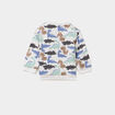 Ensemble de jogging 2 pi&egrave;ces ecru b&eacute;b&eacute; gar&ccedil;on