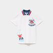 Polo coton Pat Patrouille blanc gar&ccedil;on