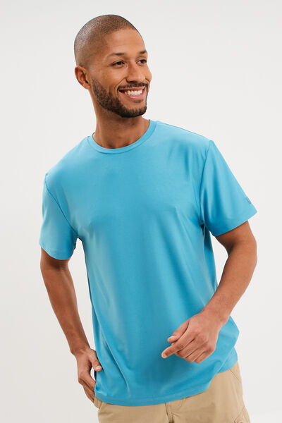 T-shirt confort respirant bleu clair homme