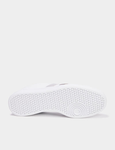 Tennis basses &agrave; lacets Creeks Tahana gris argent femme