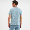 Polo manches courtes coton bleu gris homme