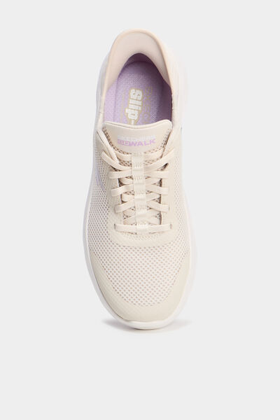 Baskets running Slip Ins GO WALK FLEX sable femme