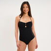 Maillot de bain une pi&egrave;ce bandeau noir femme