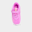 Baskets running scratchs Puma Flexfocus rose framboise fille