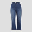 Jeans large taille haute denim stone femme grande taille