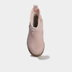 Bottines fourr&eacute;es plates rose fille