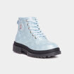 Bottines à lacets Reine des neiges bleu fille