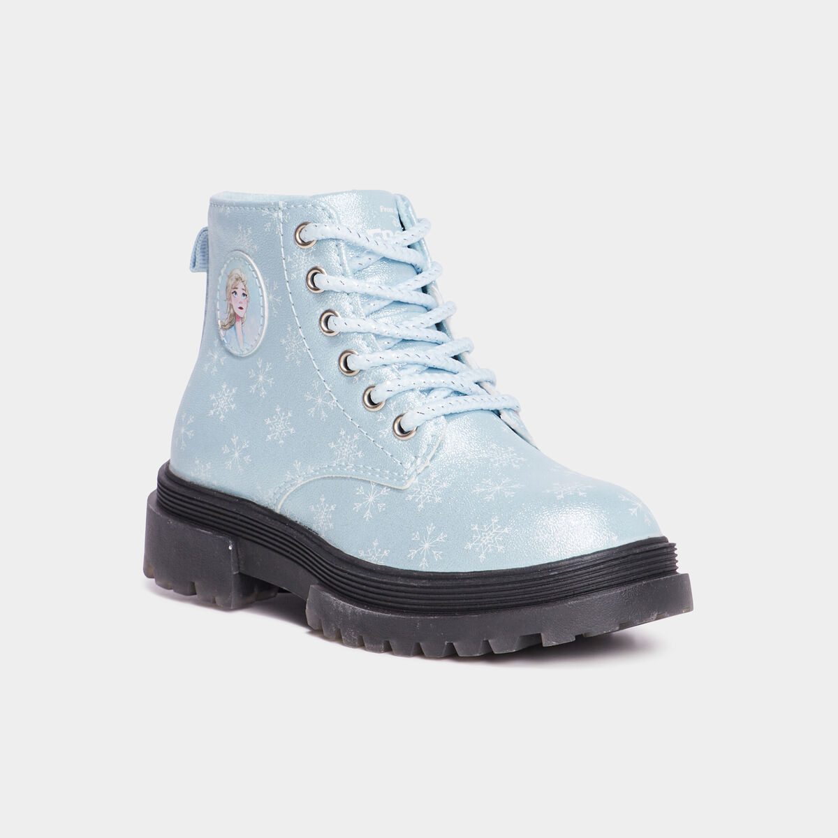 Bottines à lacets Reine des neiges bleu fille