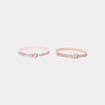 Lot 2 ceintures paillettes multicolore mixte