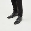 Derbies à lacets en cuir noir homme