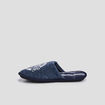 Mules bout rond bleu homme
