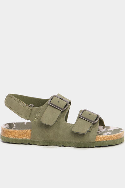 Sandales vert kaki gar&ccedil;on