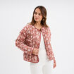 Veste matelass&eacute;e r&eacute;versible vieux rose femme