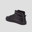 Baskets montantes à lacets noir homme