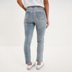 Jean stretch slim 7/8 &egrave;me denim double stone femme