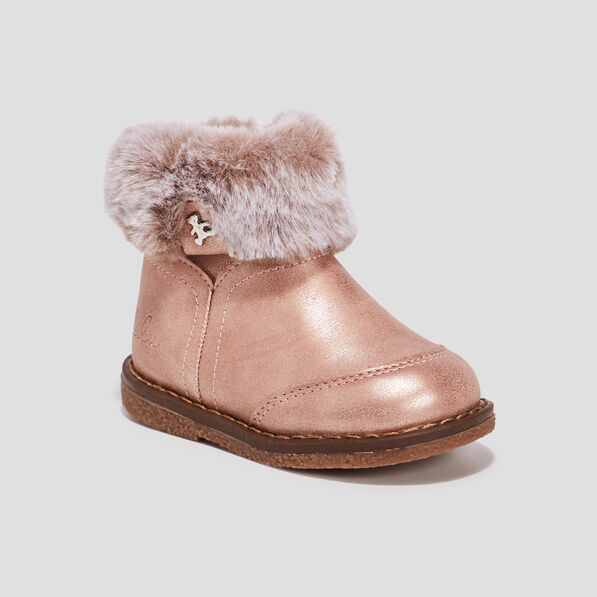 bottines lulu castagnette rose bebef Bottines Lulu Castagnette rose bébé fille