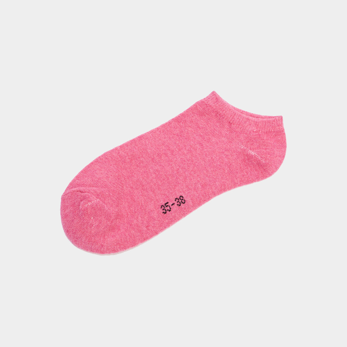 Lot 5 paires chaussettes invisibles rose mixte