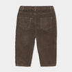 Pantalon droit velours côtelé vert kaki bébé garçon