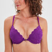 Soutien-gorge maxi push-up violet femme