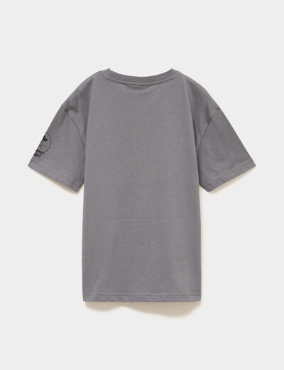 T-shirt coton Dragon Ball Daima gris fonc&eacute; gar&ccedil;on