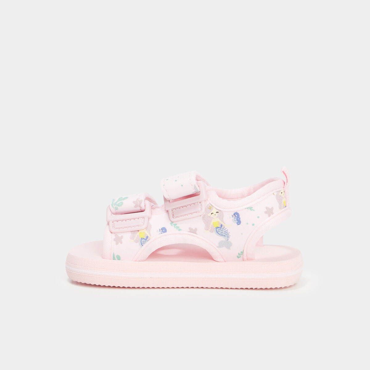 Sandales à scratchs multicolore bébé fille