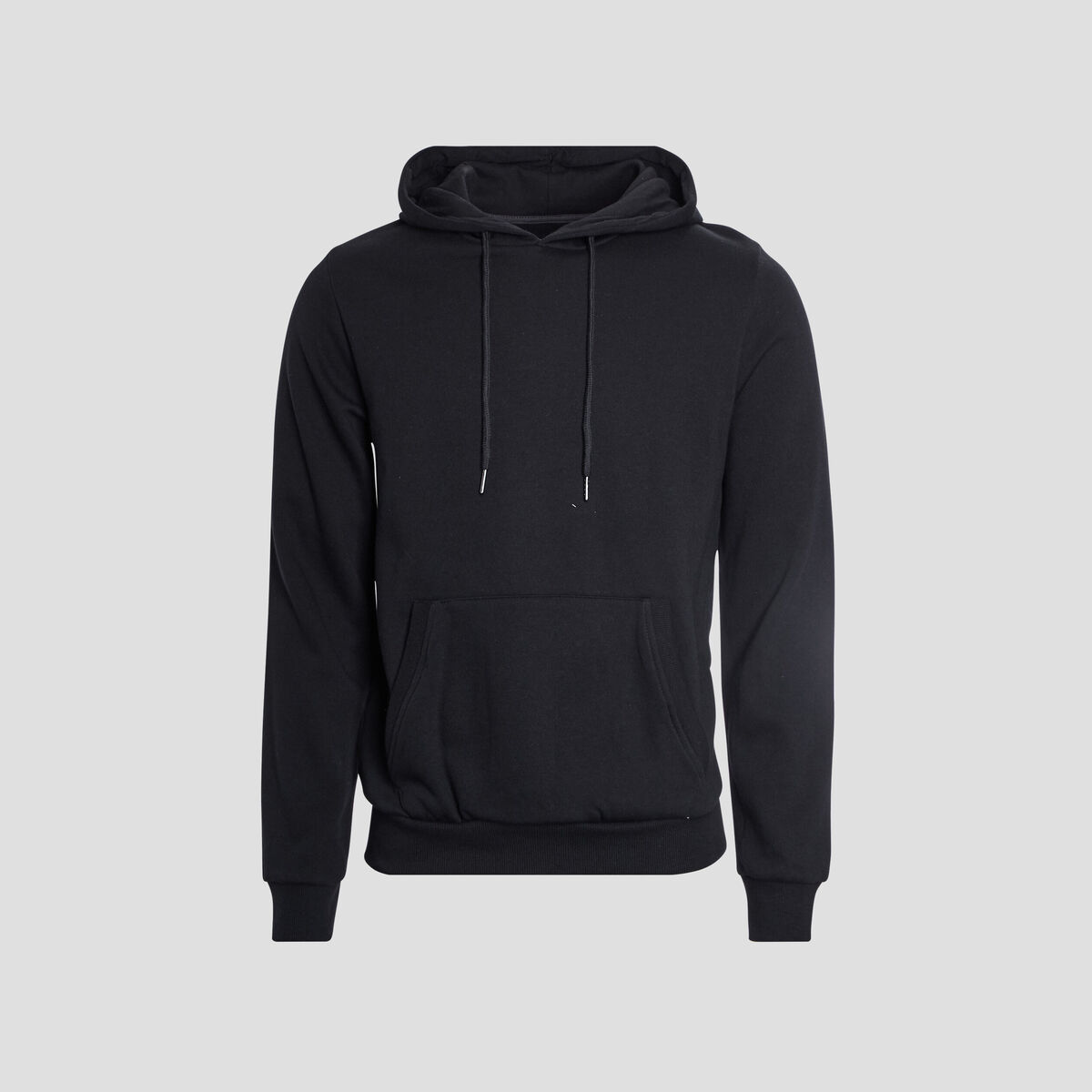Sweat molleton &agrave; capuche hoodie noir homme