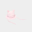 Bob en gaze de coton rose bébé fille