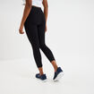 Legging élastiqué 7/8ème noir femme