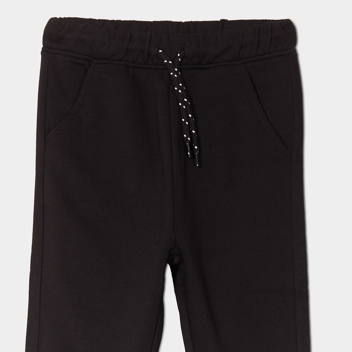 Pantalon de jogging molleton noir gar&ccedil;on