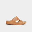 Mules semelle confort Confortissimo marron femme