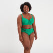 Soutien-gorge emboîtant à dentelle Izzie vert menthe femme grande taille