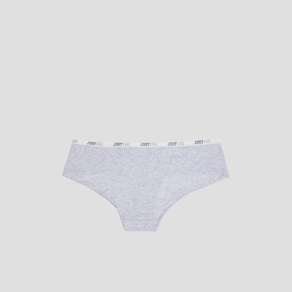 Lot 4 shortys en coton vert kaki femme