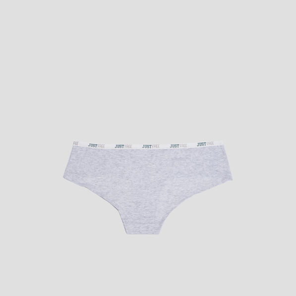 Lot 4 shortys en coton vert kaki femme