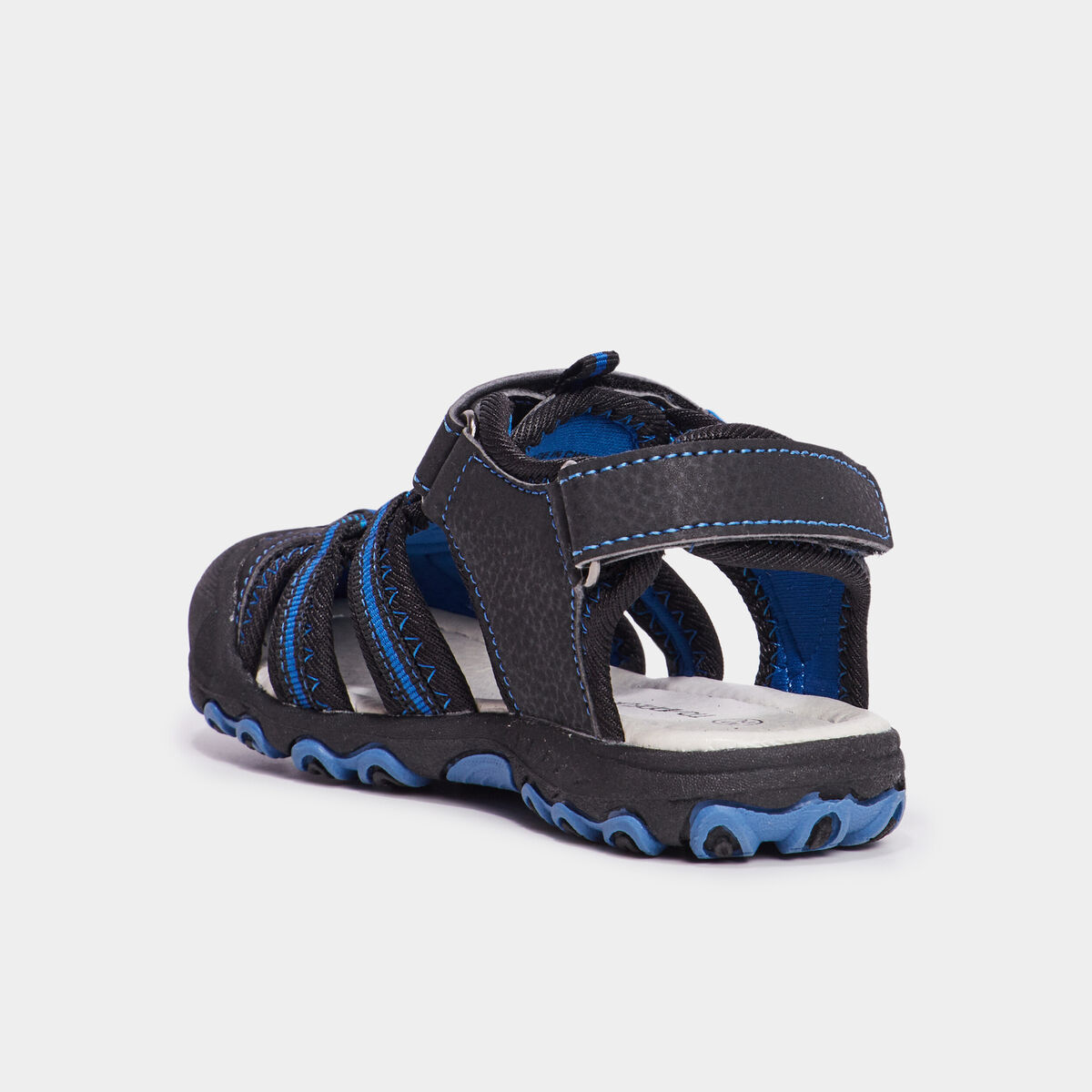 Sandales à scratchs Trappeur bleu garçon