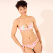 Haut de maillot de bain push up armatur&eacute; orange femme